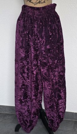 Samthose, Pflaume, Grösse L\XL